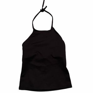 Prana XS Black Halter Tank Top Bathing Suit summer